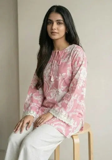 Aahana Bell Sleeves Short Kurti – Kalyanja