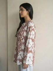Bhumi Bell Sleeves Short Kurti – Kalyanja