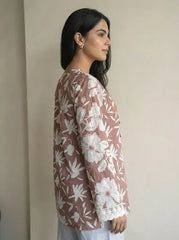 Bhumi Bell Sleeves Short Kurti – Kalyanja