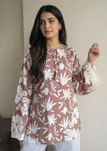 Bhumi Bell Sleeves Short Kurti