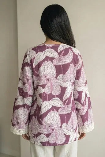 Somiya Bell Sleeves Short kurti – Kalyanja