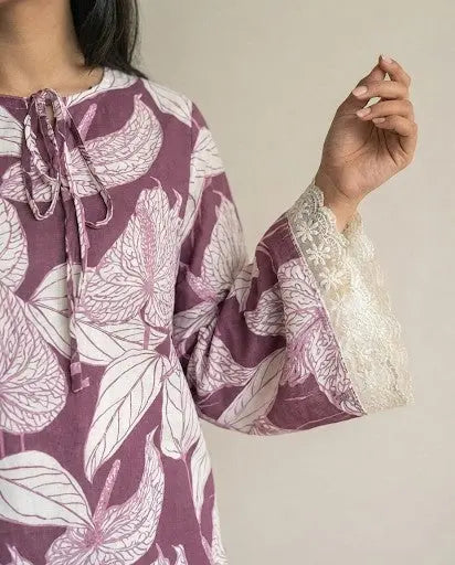 Somiya Bell Sleeves Short kurti - kalyanja