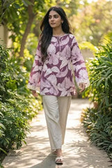 Somiya Bell Sleeves Short kurti – Kalyanja