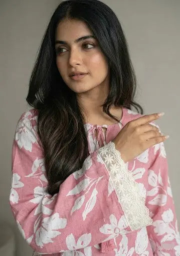 Ginni Bell Sleeves Short Kurti - kalyanja