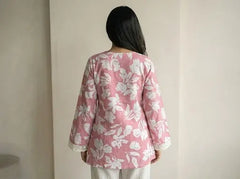 Ginni Bell Sleeves Short Kurti - kalyanja