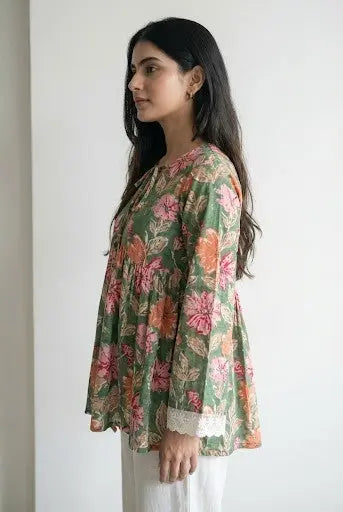 Gungun Peplum Style Short Kurti – Kalyanja