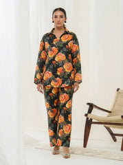 floral printed short kurti 2 pieces - kalyanja