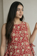 Rekha Halter Neck Short Kurti – Kalyanja
