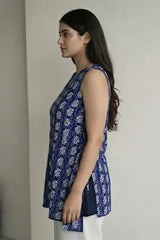 Neha Halter Neck Short Kurti – Kalyanja