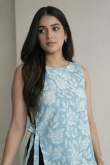 Gunjan Halter Neck Short Kurti - kalyanja