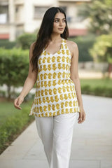 Anshu Backless Short Kurti Kalyanja