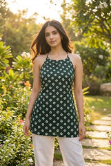 Reva Spaghetti Strap Short Kurti