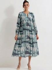 Abstract Print On Lycra Fabric