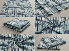 Abstract Print on Lycra Fabric - kalyanja