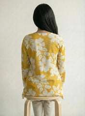 Jasmin Bell Sleeves Short Kurti - kalyanja