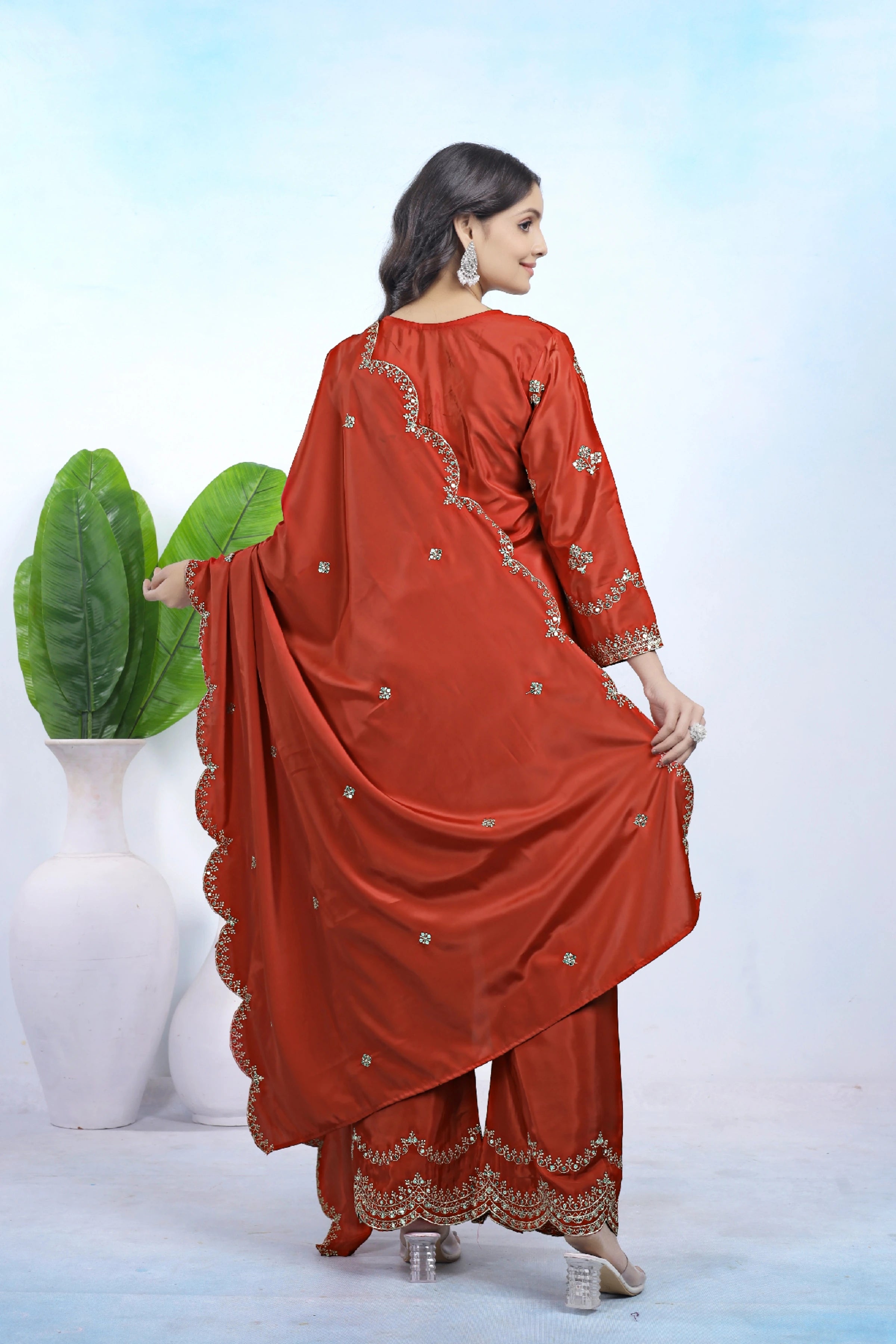 Ishita Sequins Embroidery Work Suit