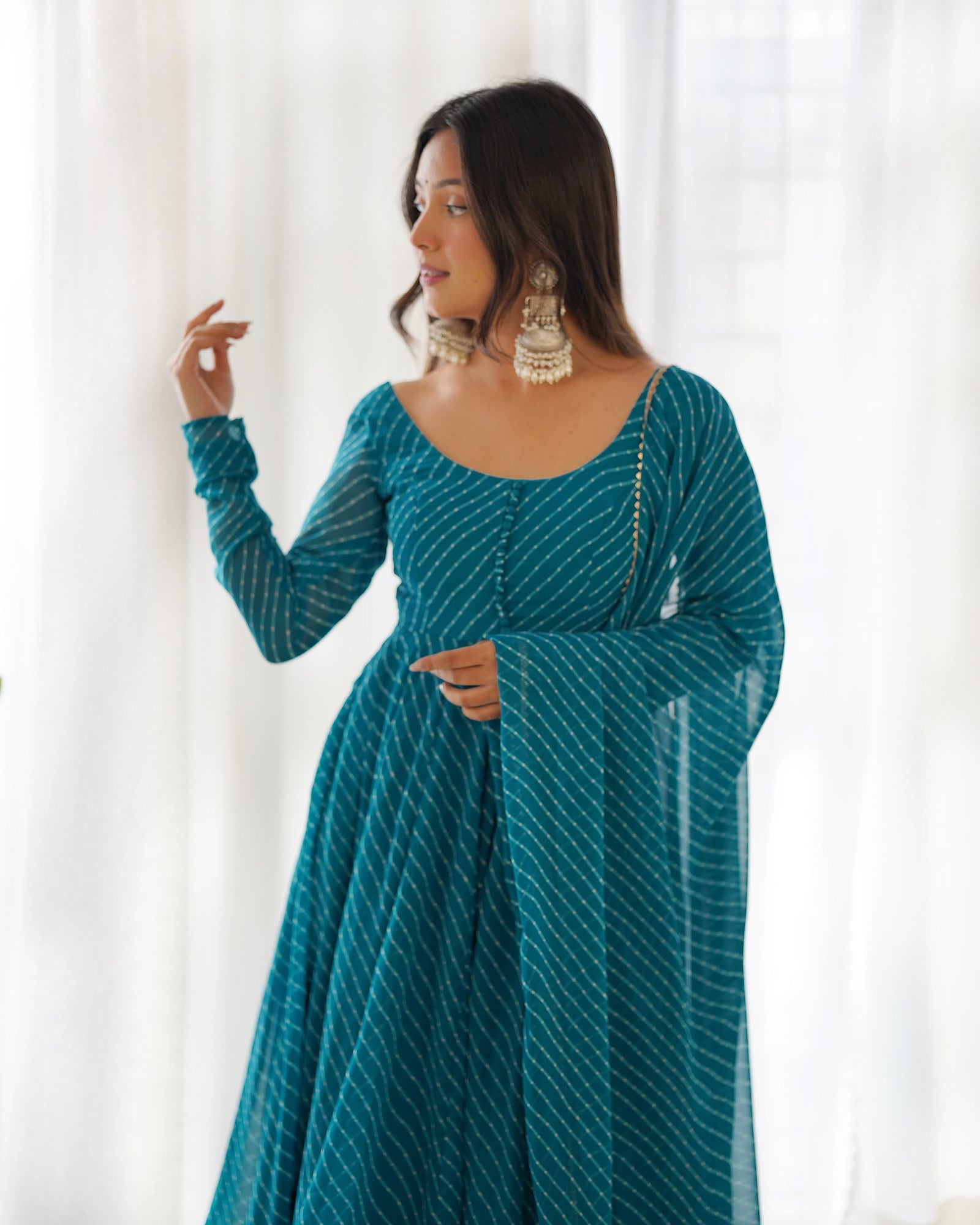 Rama Laheriya Print Fox Georgette Suit – Kalyanja