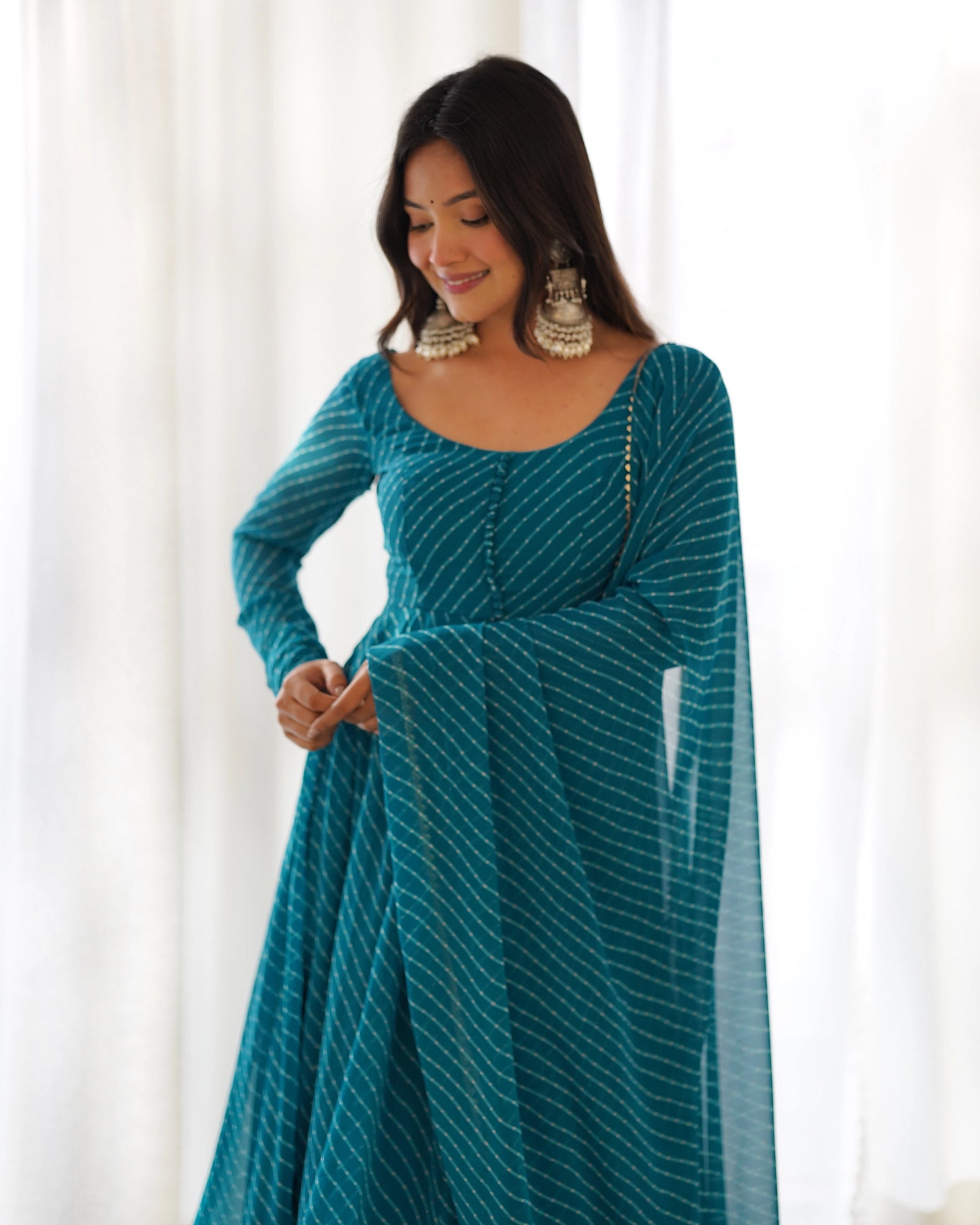 Rama Laheriya Print Fox Georgette Suit - kalyanja