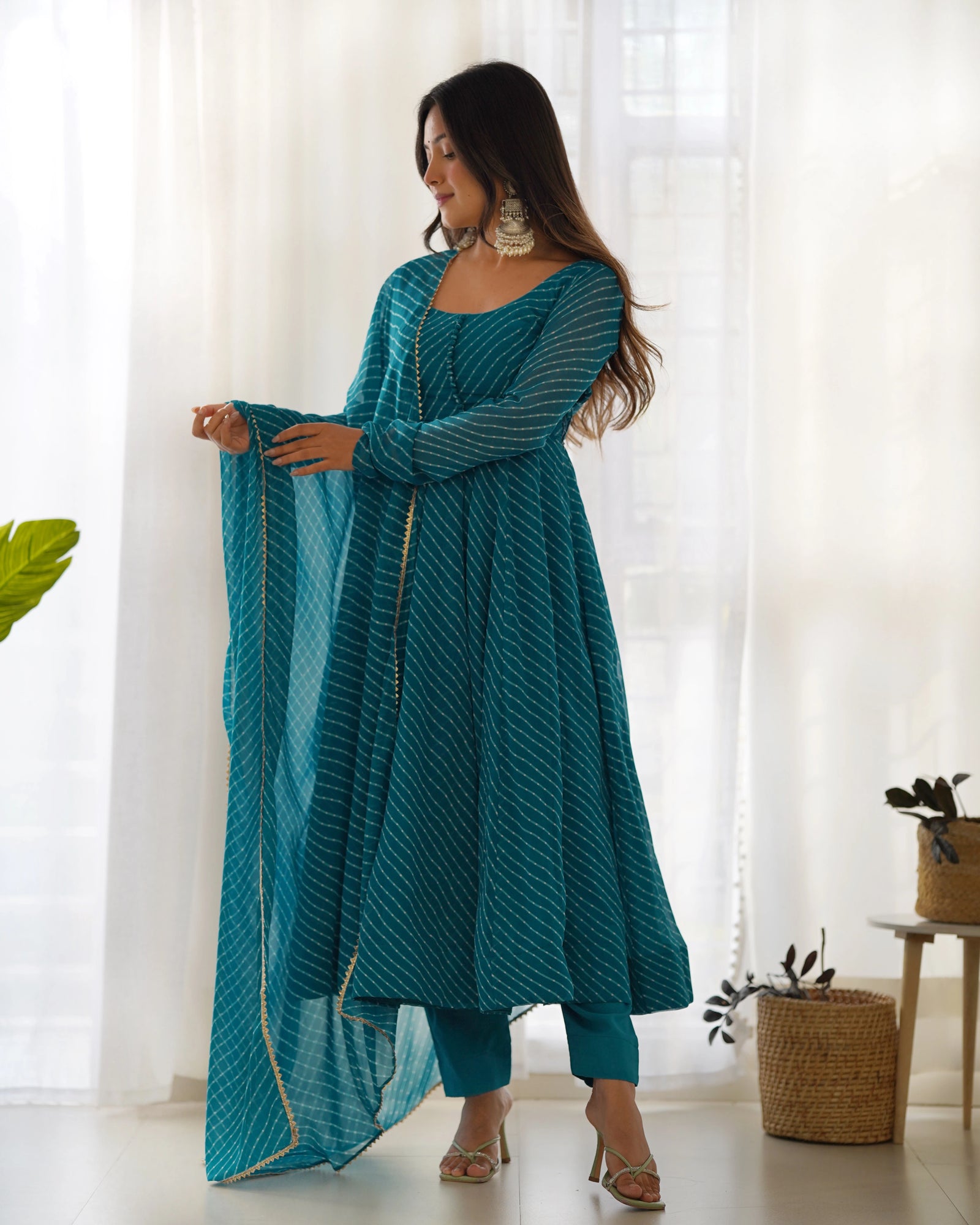 Rama Laheriya Print Fox Georgette Suit - kalyanja