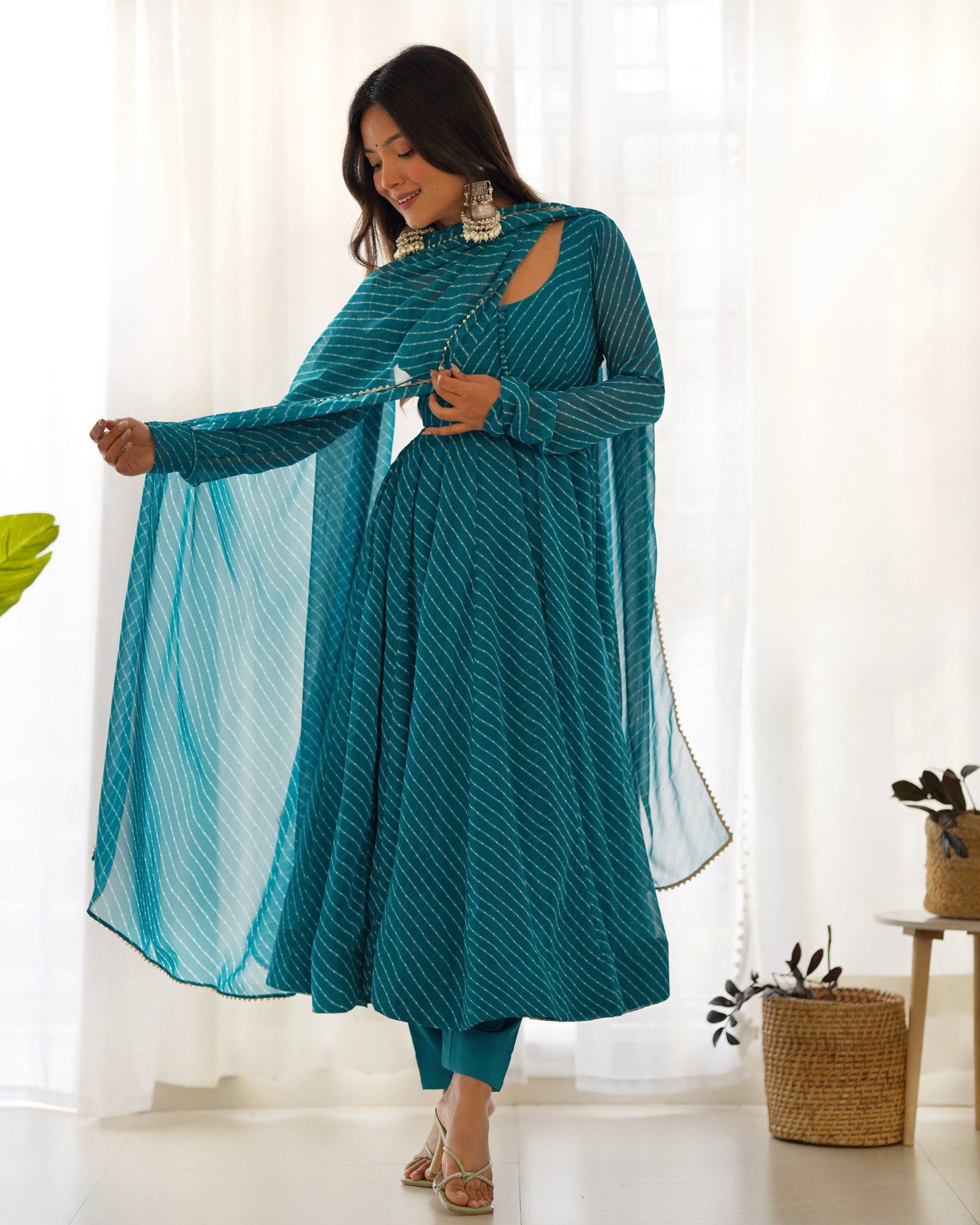 Rama Laheriya Print Fox Georgette Suit - kalyanja