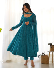 Rama Laheriya Print Fox Georgette Suit - kalyanja