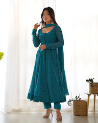 Rama Laheriya Print Fox Georgette Suit – Kalyanja