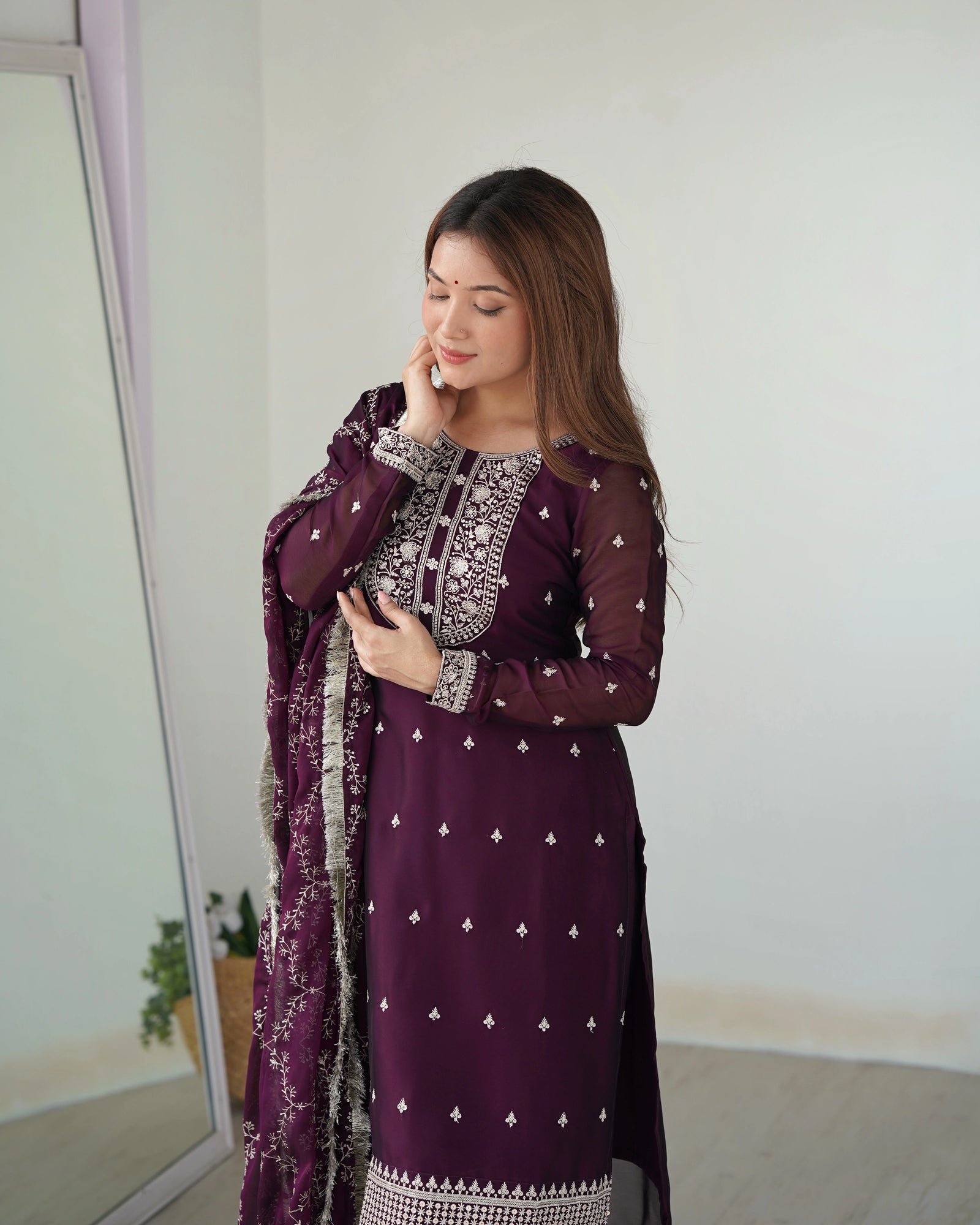 Samaira Rangoli Silk Suit