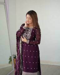 Samaira Rangoli Silk Suit