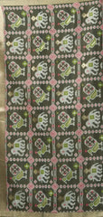 Olive Green Zari Woven Saree flat lay – full 5.5m with blouse piece, KS304 by Kalyanja