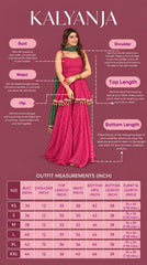 Pink Bandhej Print Suit – Palazzo & Dupatta Set