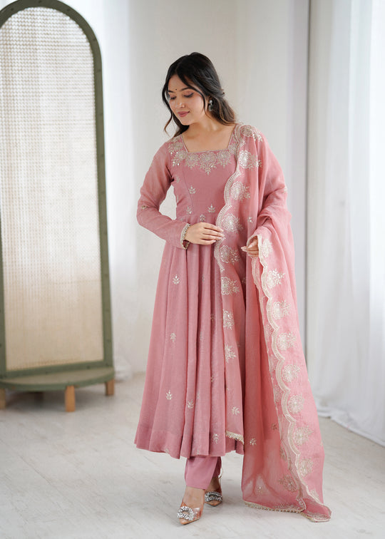 Mahira Embroidery Sequins Gown – Kalyanja
