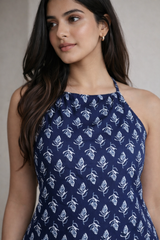 Jenny Spaghetti Strap Short Kurti Kalyanja