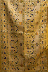 Gold Jacquard Saree back drape – KS380