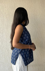 Aarya Bandhani Backless Short Kurti Kalyanja