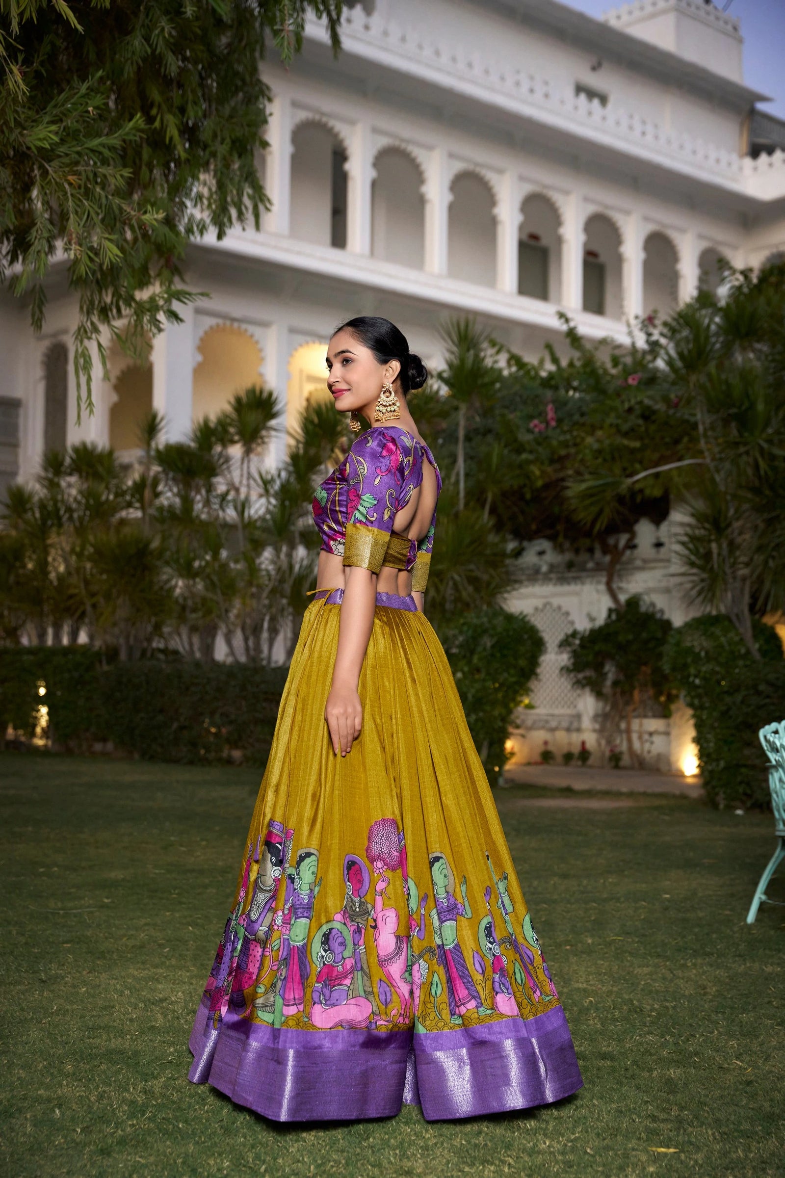 Bhumika Tusser Silk Lehenga