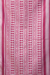 Quartz Pink Jacquard Weaving Saree – Full Length View KS365