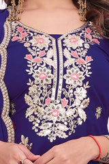 Soft Purple Sequins Embroidered Suit Dupatta View KU272 Kalyanja