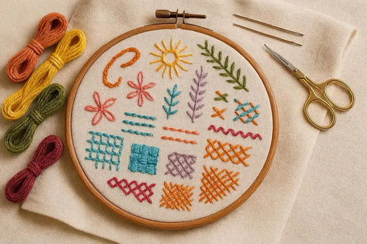 12 Types of Embroidery Stitches Blouse Lovers Should Know