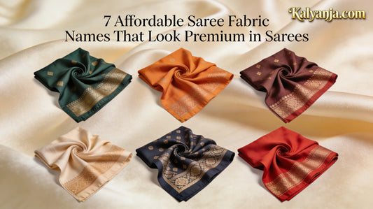 7 Affordable Saree Fabric Names That Look Premium in Sarees