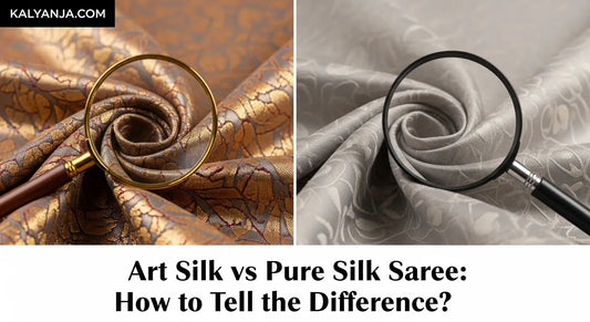 Art Silk vs Pure Silk Saree How to Tell the Difference