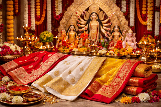 Durga Puja Saree Ideas Traditional Bengali Style Guide