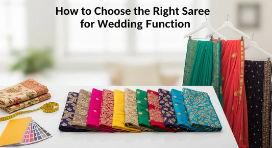 How to Choose A Wedding Saree According to Skin Tone