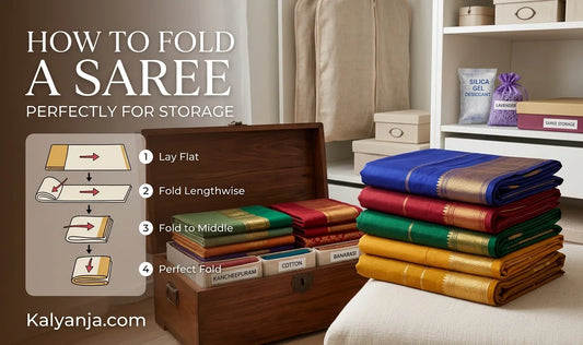 How to Fold a Saree Perfectly for Storage