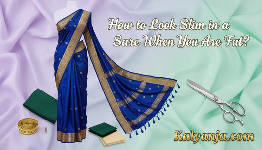 How to Look Slim in a Saree When You Are Fat