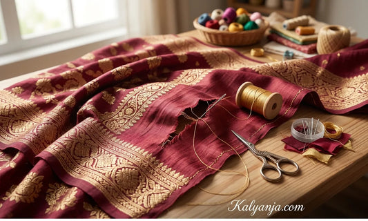 How to Repair Torn Saree at Home?