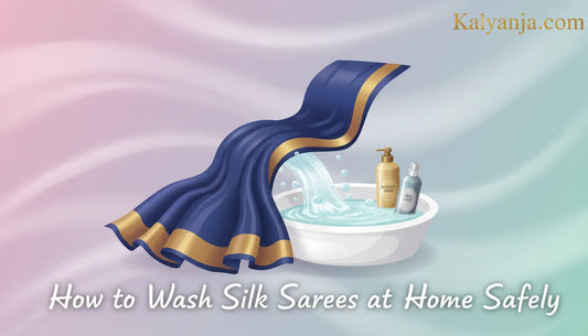 How to Wash Silk Saree at Home Safely
