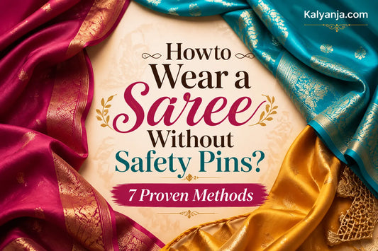 How to Wear a Saree Without Safety Pins 7 Proven Methods