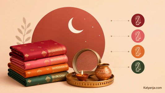 Saree Color Guide for Karva Chauth What to Wear and Why