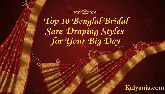 Top 10 Bengali Bridal Saree Draping Styles for Your Big Day