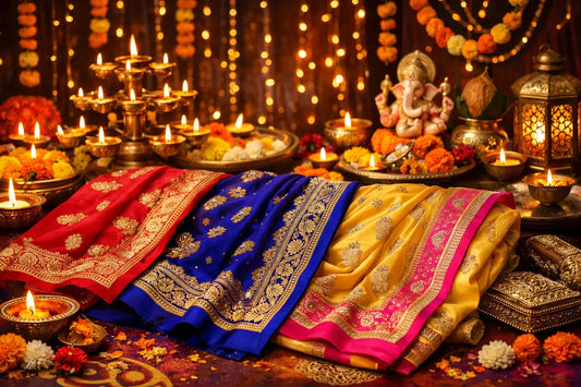 11 Best Sarees to Wear for Diwali Pooja and Party